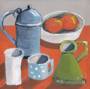 Still Life with Peaches